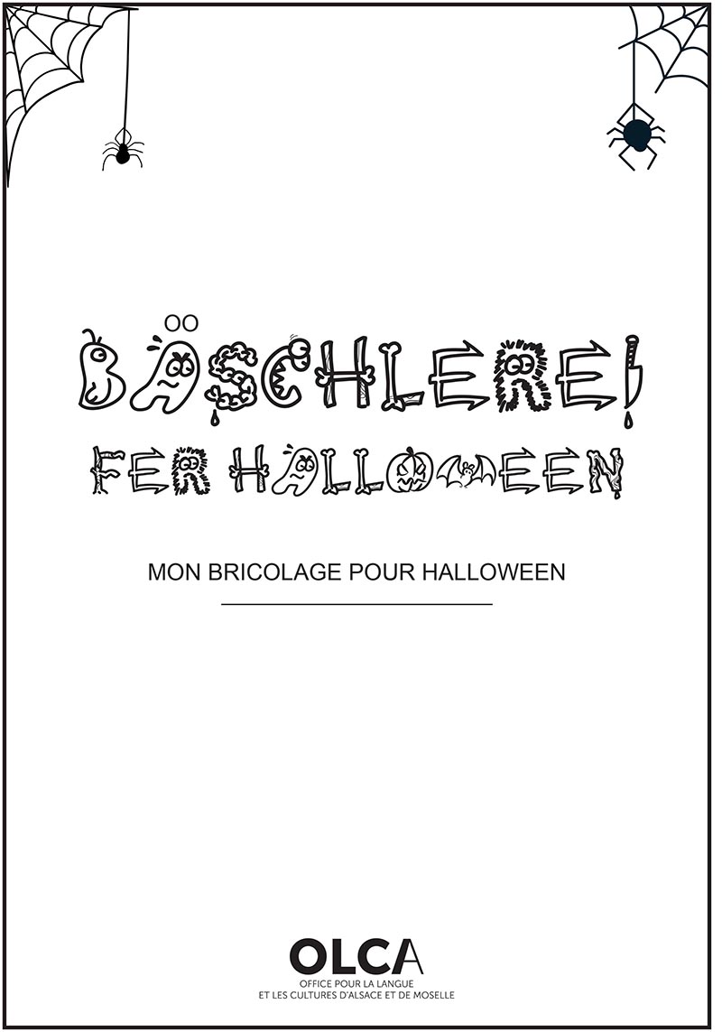 bricolages Halloween en alsacien